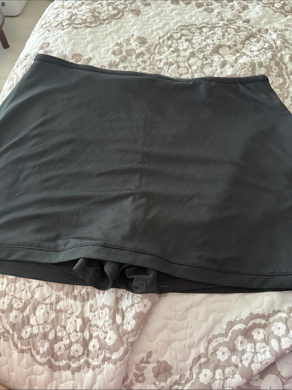 Champion Black Activewear Mini Skirt with Built-In Shorts